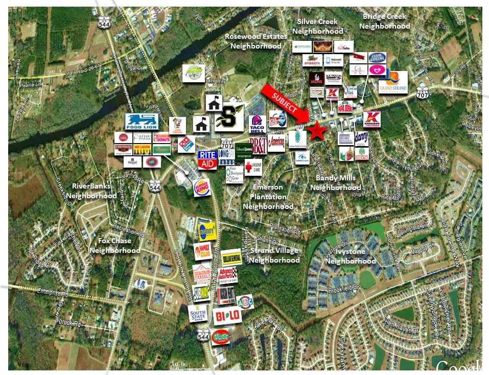 Socastee Tract: 4611 Highway 707, Myrtle Beach, SC 29588